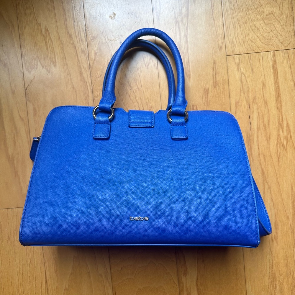 Bebe blue handbag/crossbody